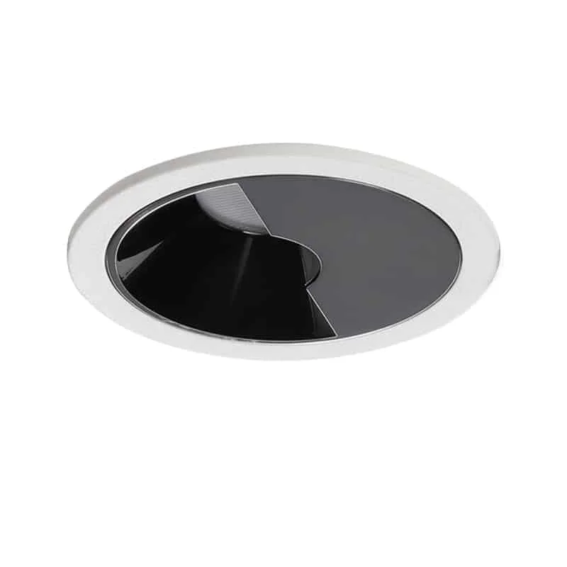 Downlight à distribution asymétrique pour murs