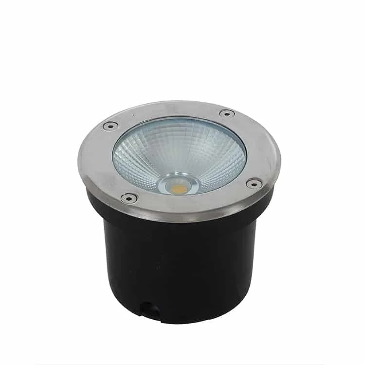 Spots de sol GL-H avec LED COB et collerette inox