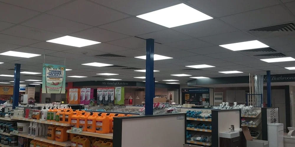 Panneau plat LED pour supermarchés