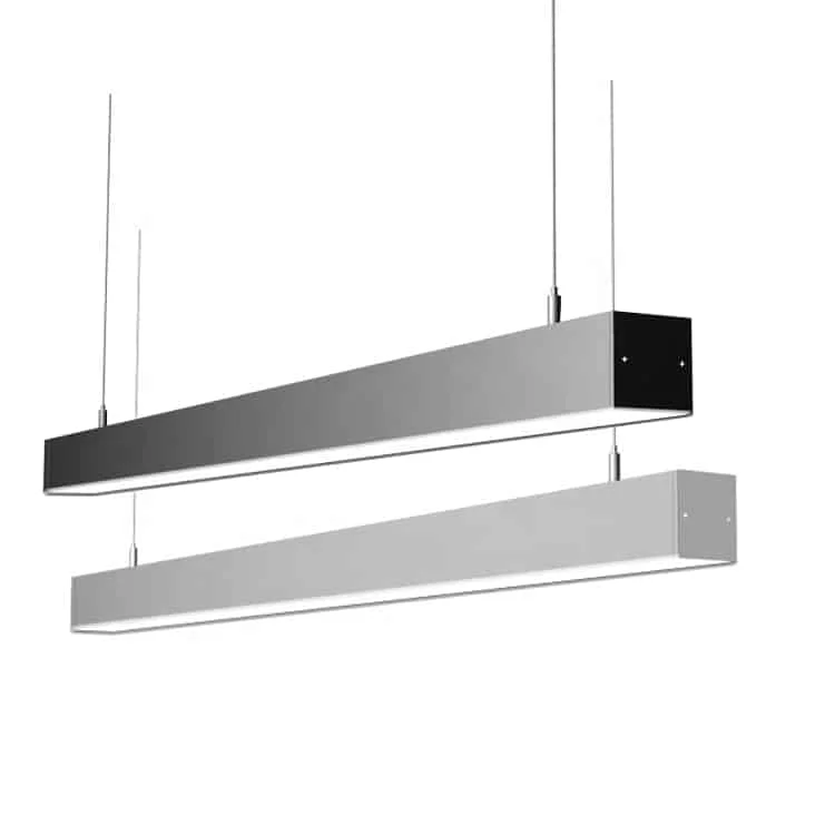 Éclairage linéaire LED pour projet commercial.