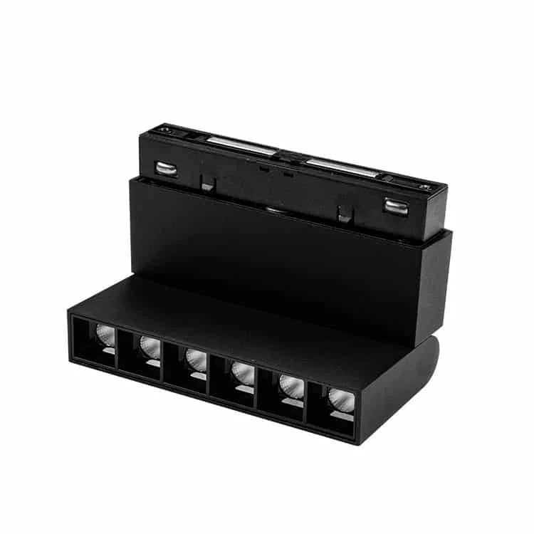 luminaire sur rail magnétique pliable