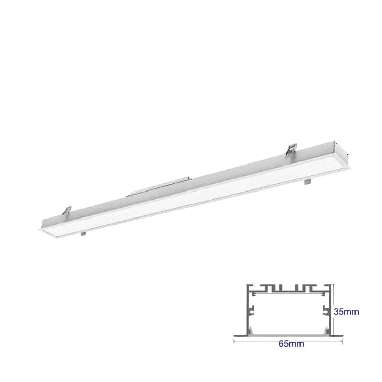 Lignes lumineuses encastrées LS6535 pour plafond ou mur