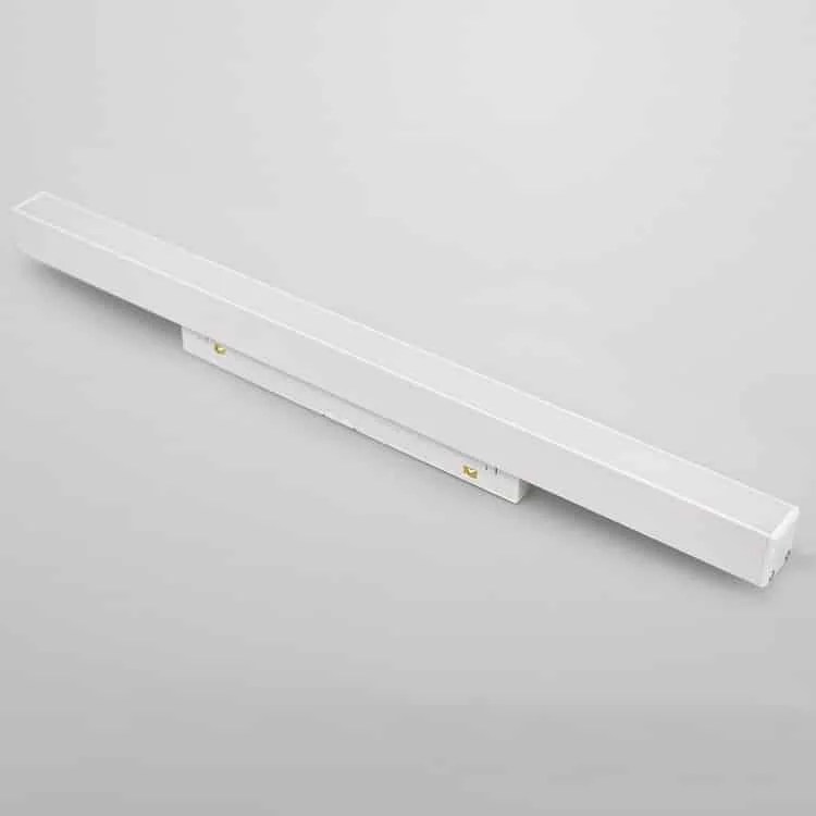 luminaire linéaire blanc sur rail magnétique