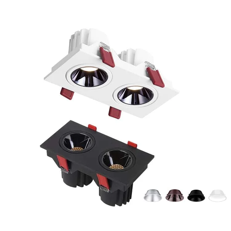Downlights LED doubles encastrables 20W-70W