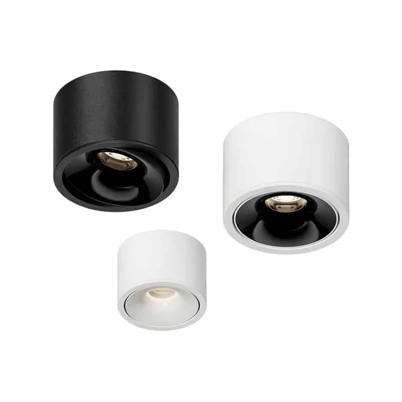 Mini spot orientable en saillie 7W-12W | Orientation du faisceau 25°