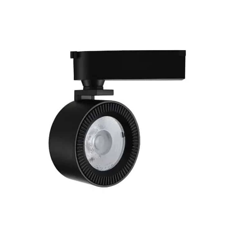 Luminaires modernes noirs sur rail