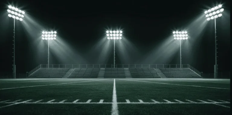Éclairage du terrain de football