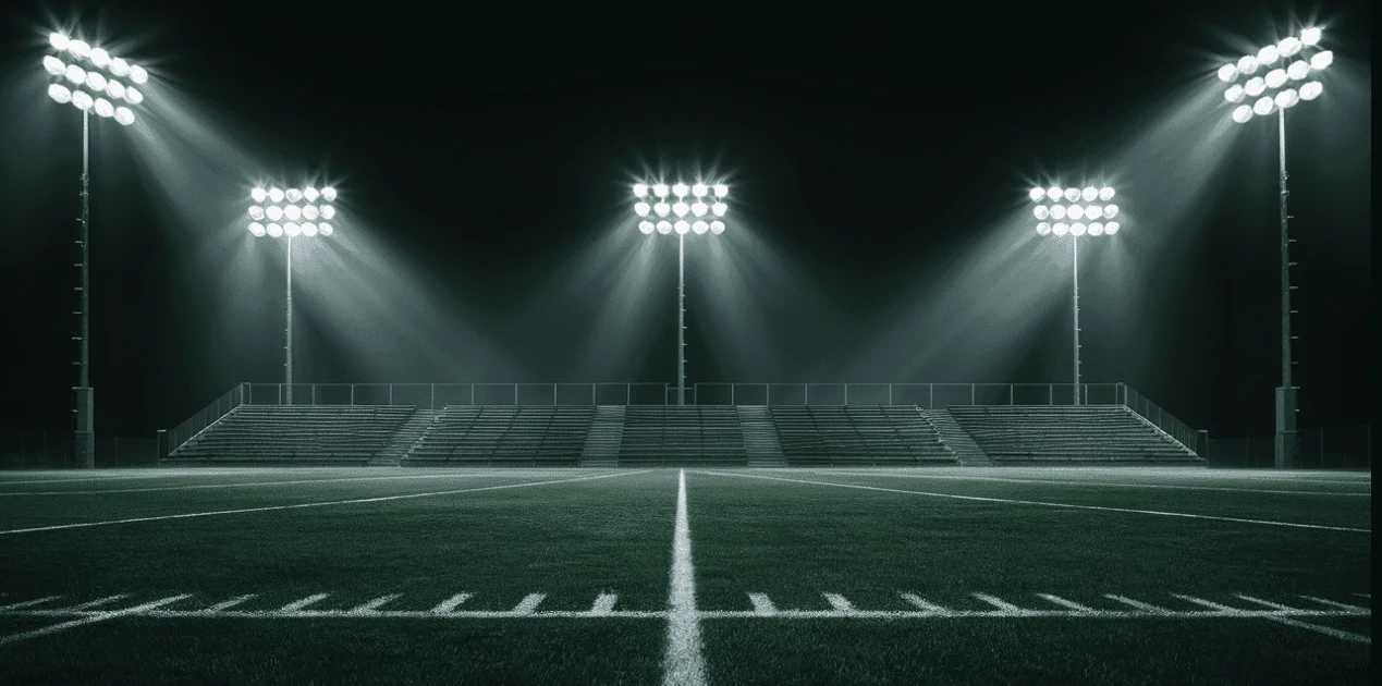 Éclairage du terrain de football