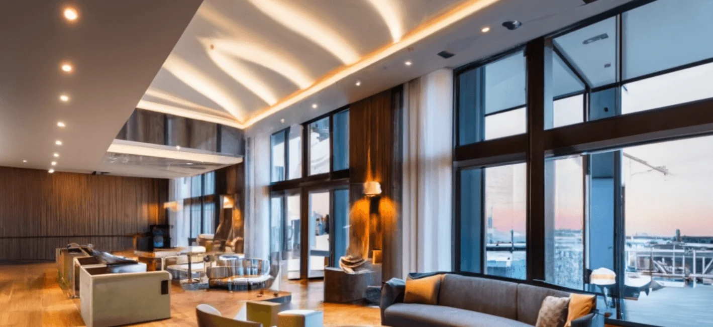 Application des downlights LED en hôtellerie