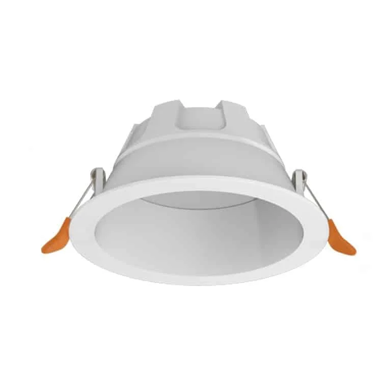 Downlight fixe blanc à optique profonde