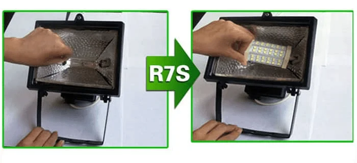 Remplacer un projecteur par des LED