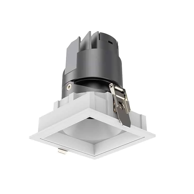 Spots carrés DL-V à réflecteur profond orientable