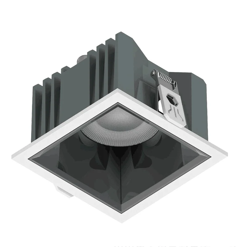 Downlight étanche carré