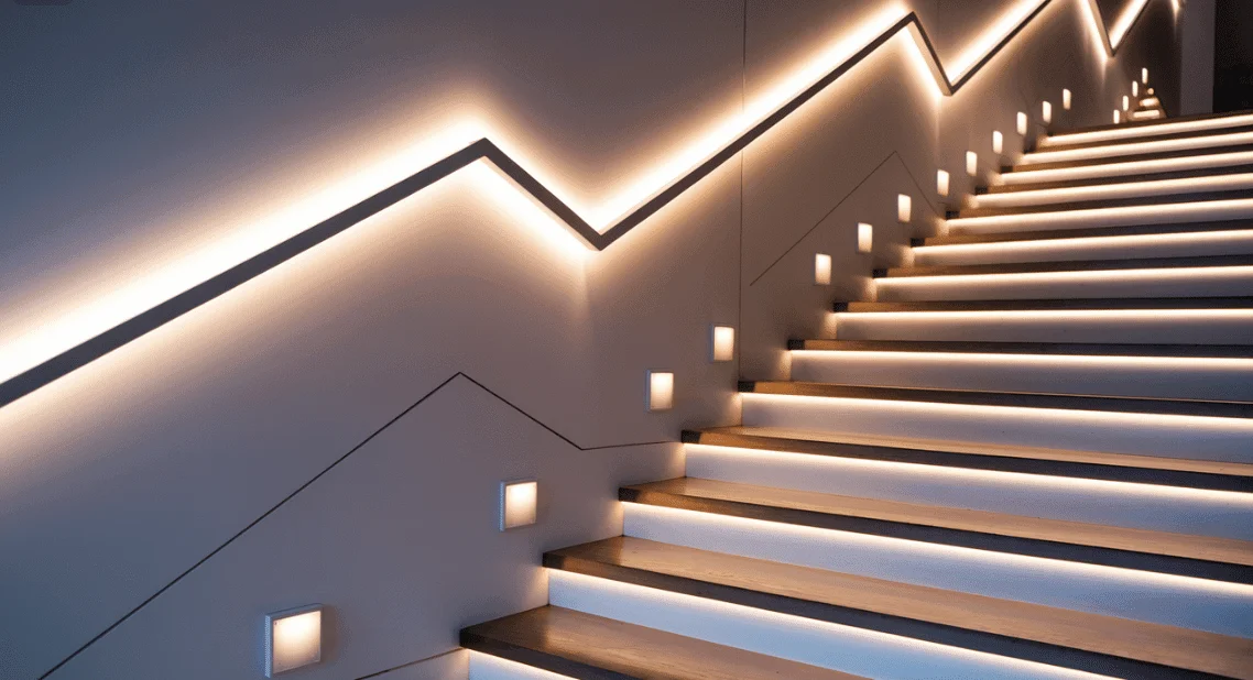 Luminaires muraux pour escaliers