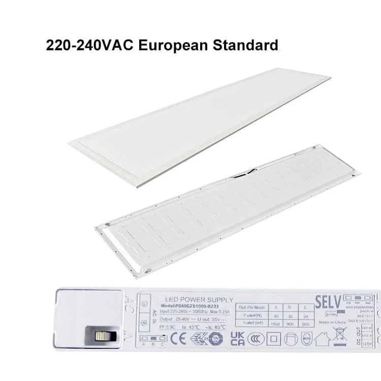 Panneau LED 4x1 à température de couleur sélectionnable