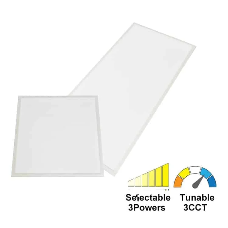 Panneau LED à température de couleur sélectionnable