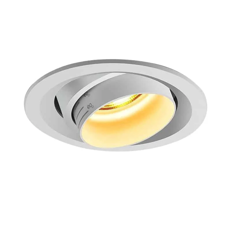 Spot encastrable avec zoom de 15° à 60°
